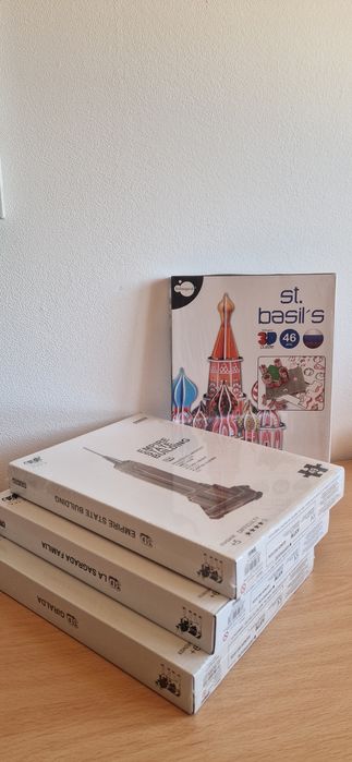 Puzzles 3D edifícios icónicos do mundo - sortido