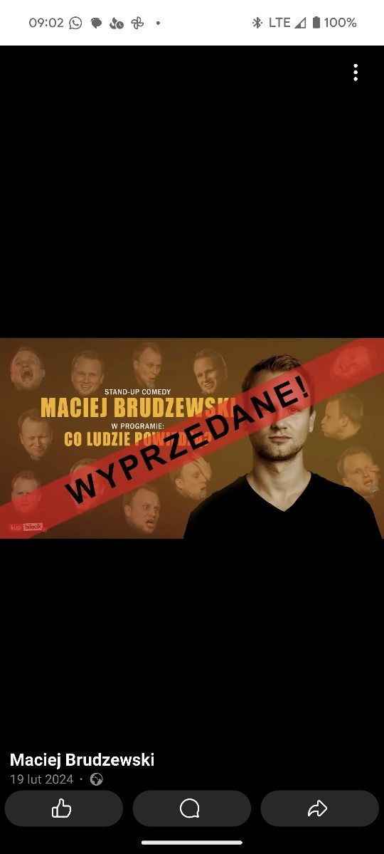 Maciej Brudzewski Stand Up Poznań TROPS 18.04.2024 godz. 18:00