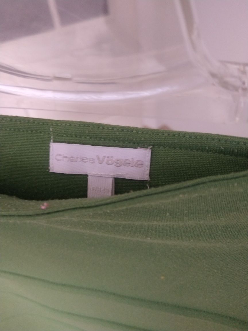 Charles Vögele zielona spódniczka dopasowana obcisła ołówkowa 46 xl XX