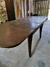 Stół drewniany duży 8-10 osobowy rozkładany stary antyk