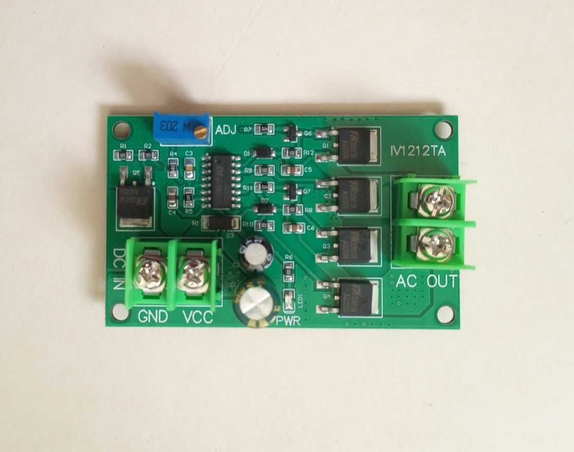 Плата AC / DC инвертора 12 V 100 W 50 Hz выход на НЧ трансформатор