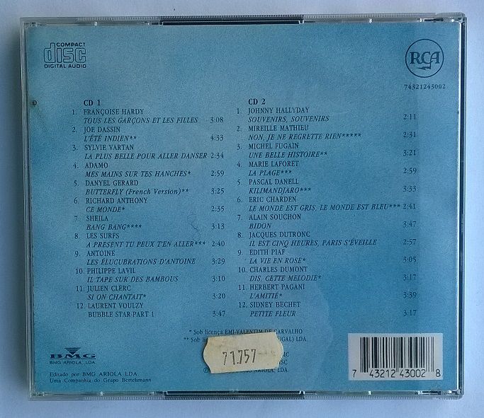 CD França Romântica - 2 CD