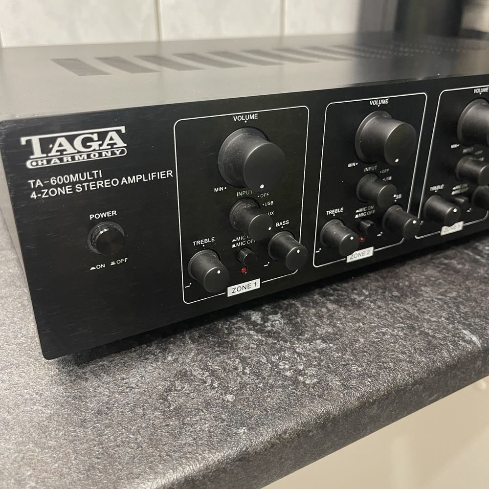 Wzmacniacz strefowy TAGA HARMONY TA-600 multi - (odtwarzacz-equalizer)