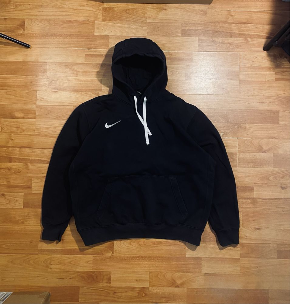 (L-XL) Черное хлопковое худи NIKE кофта чорне худі толстовка