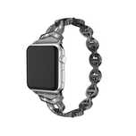 Pasek bransoletka do Apple Watch 42/44/45 wzór 3 czarna