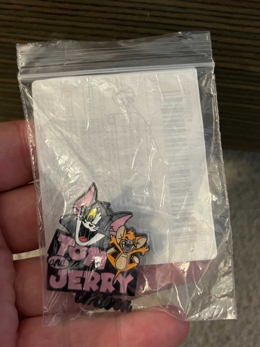 Pin Estilo - "Tom and Jerry Cartoon" - Novo, Selado
