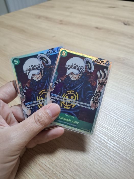 Carta One Piece TCG Eustass Captain Kid Trafalgar Law  St02-013