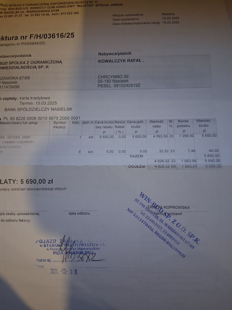 Skuter ZNEN ZNAY 50