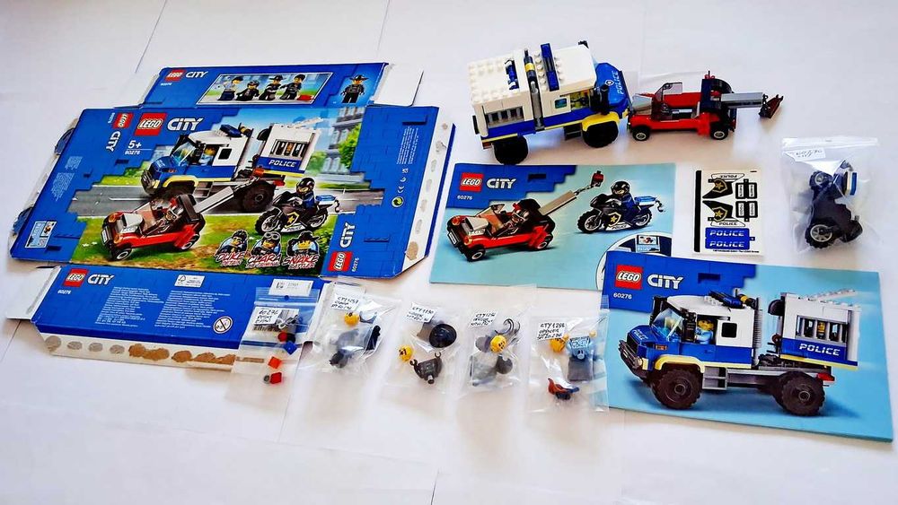 Lego City 60276 Police Prisoner Transport em peças novas semi montado