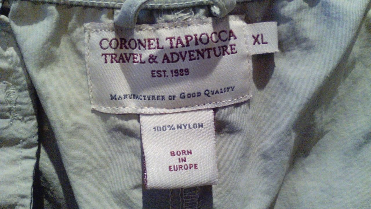 Calças e camisola de caminhada XL Coronel Tapioca
