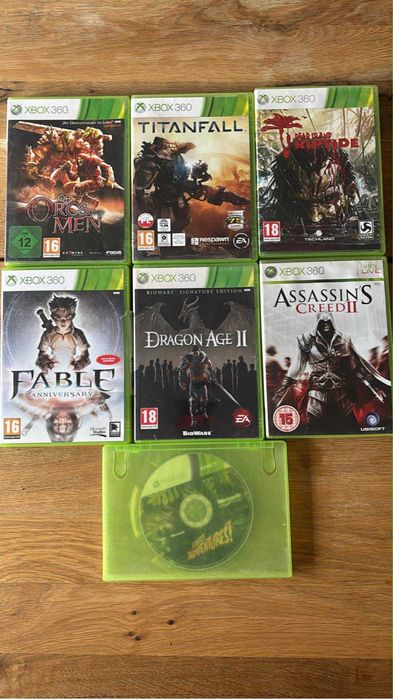 Zestaw gier na Xbox 360 – 7 sztuk,