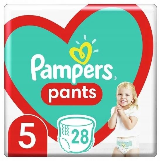 2 op. nowe pampersy pampers pieluchomajtki pants 5 28 szt 56szt łączn