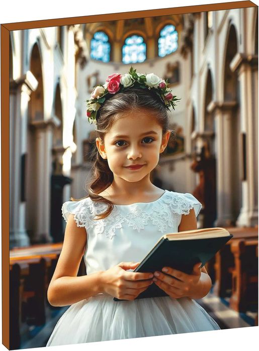 Pamiątka Pierwszej Komunii Świętej Prezent Fotoobraz Obraz Ze Zdjęcia