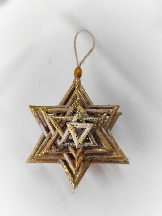 Ялинкові іграшки з паперової лози (набір)