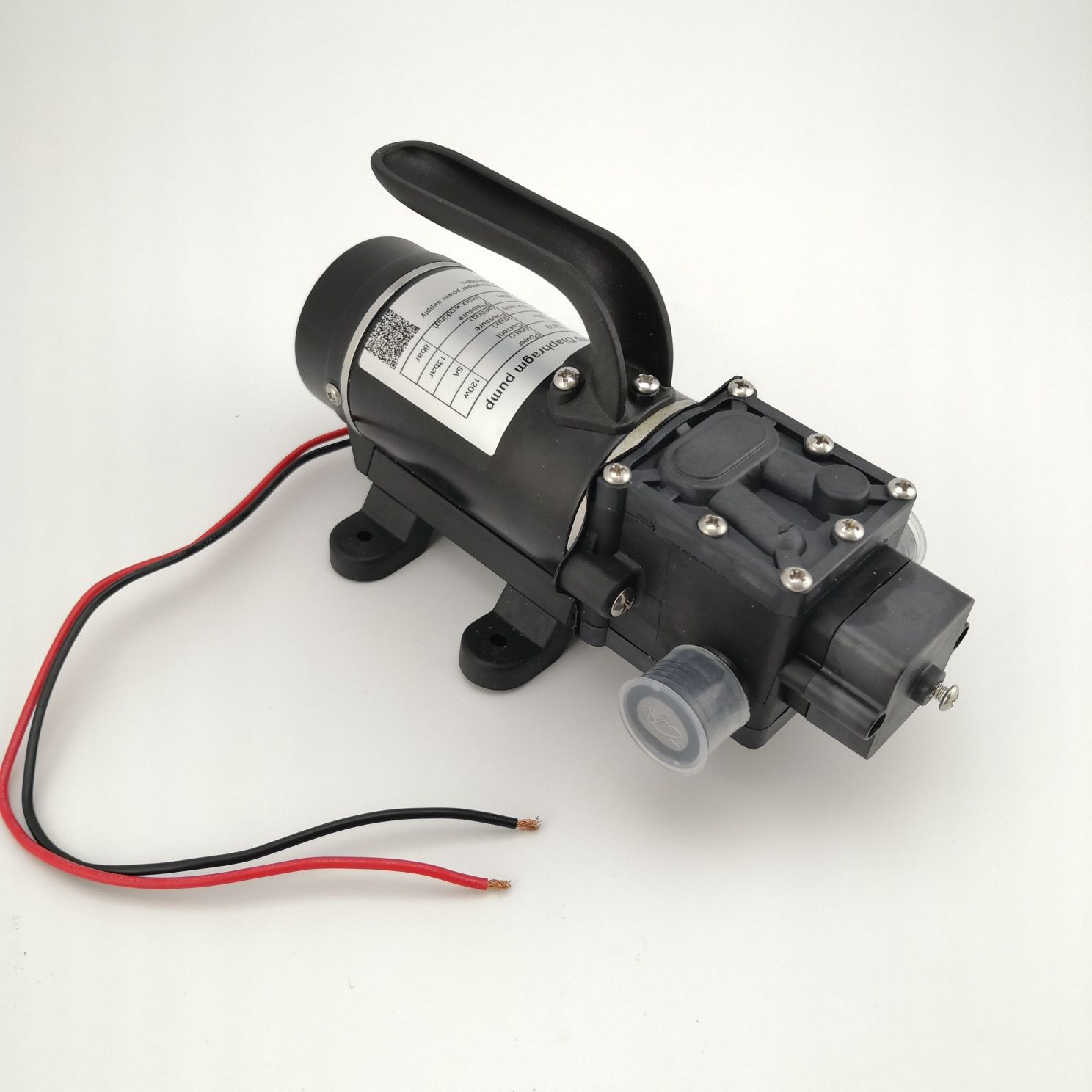 Bomba Alta Pressão 12v 24v 120w diafragma  10 L por minuto