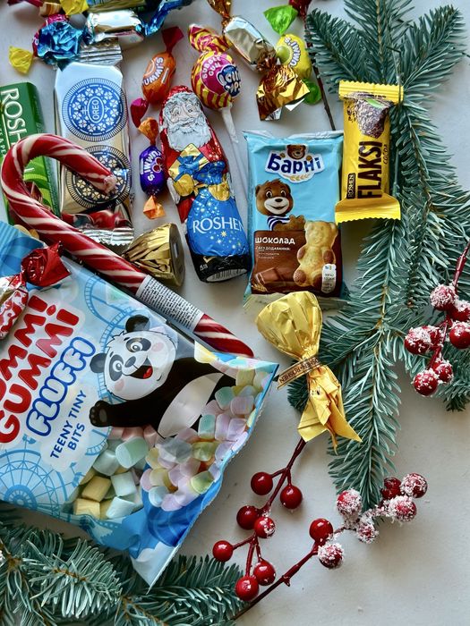 Подарунковий набір «Хатинка» на день св. Миколая, Різдво і Новий рік