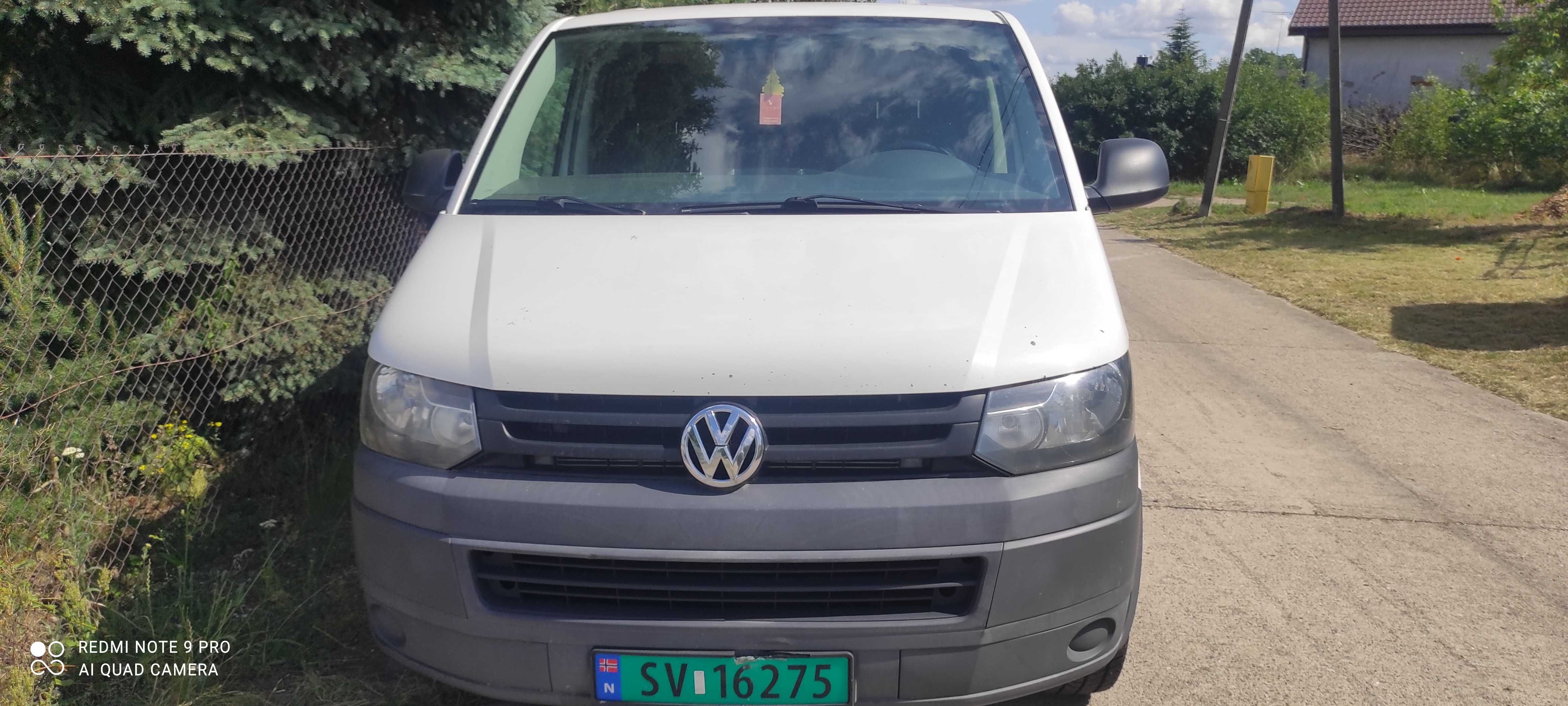 VW Transporter 2.0 TDI 2011 r  18500 zł , sprowadzony