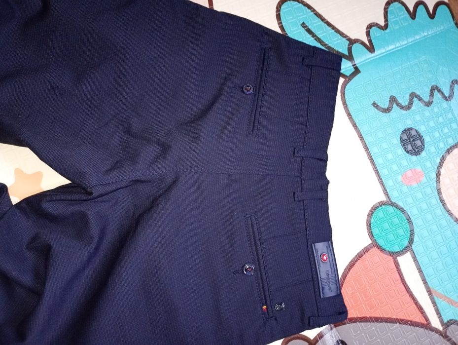 Штани утеплені класичні чоловічі, брюки прямі чоловічі