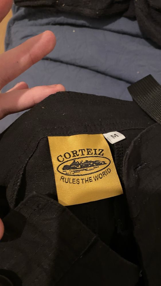 Corteiz x Guerillaz Cargo Spodnie M – Stan Idealny!