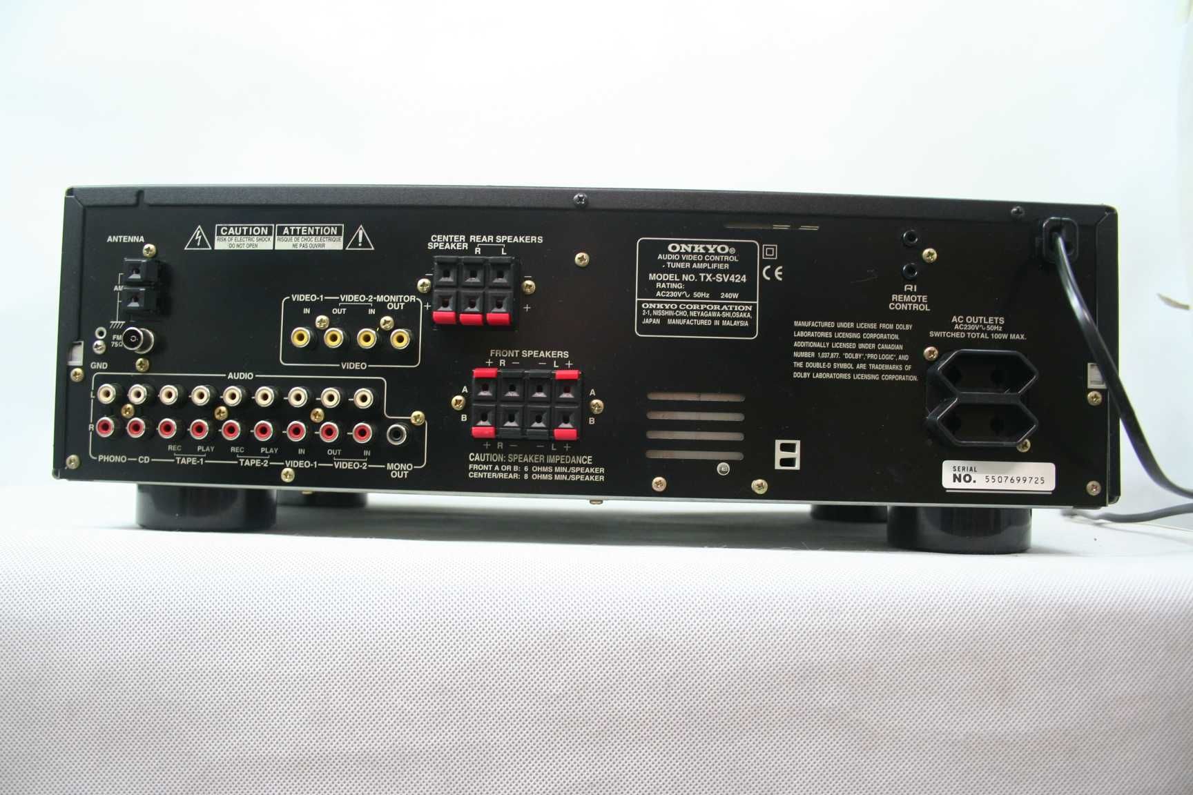 Amplituner ONKYO TX-SV424 |Prologic|