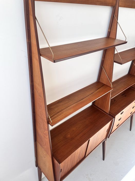 Tekowy regał „Panto” Norwegia lata 70