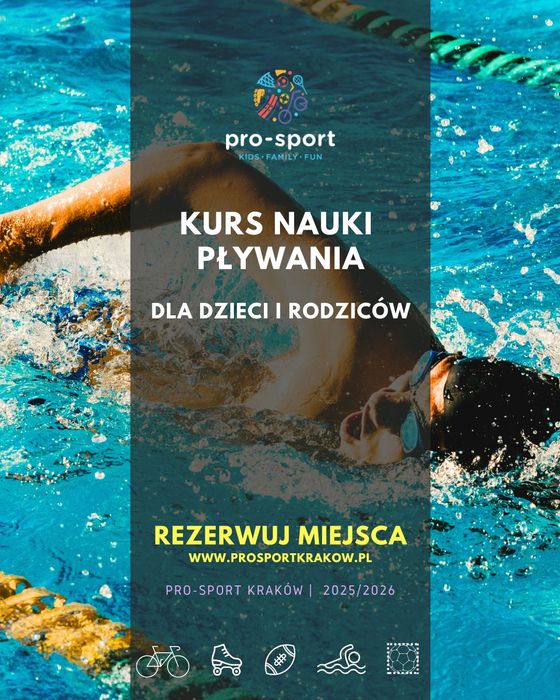 Nauka pływania. Instruktor pływania w Krakowie! Lekcje indywidualne!