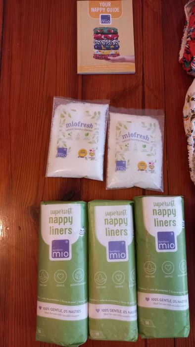 Fraldas reutilizáveis bambino mio novas