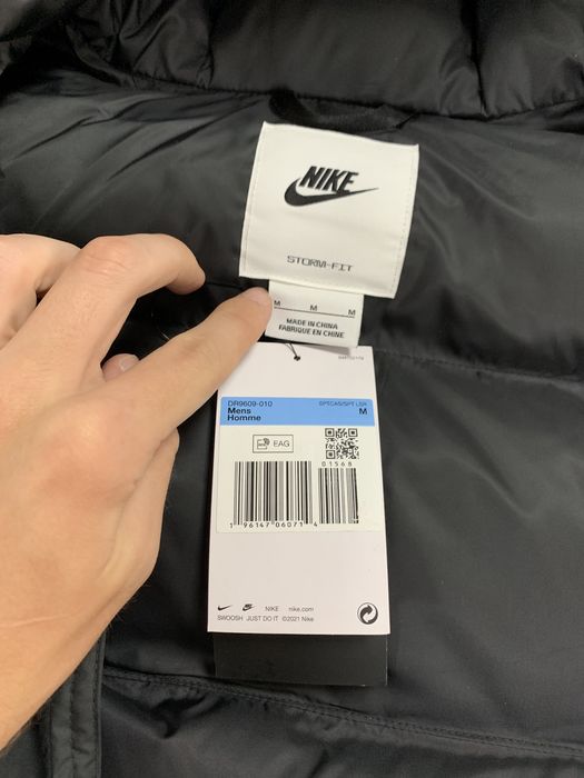 Знижка!!! Зимова пухова куртка/парка Nike Storm-Fit | DR9609-010