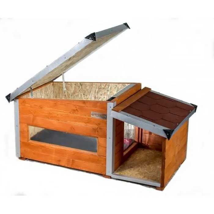 Buda z przedsionkiem dla Psa L wersja LUX