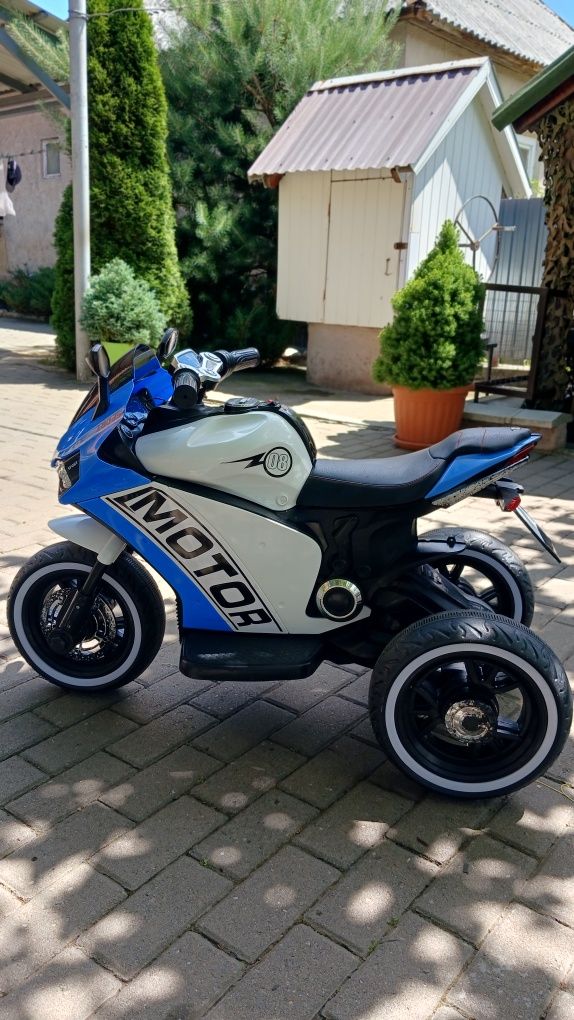 Мотоцикл дитячий Bambi Racer синій M 4053EL-4
