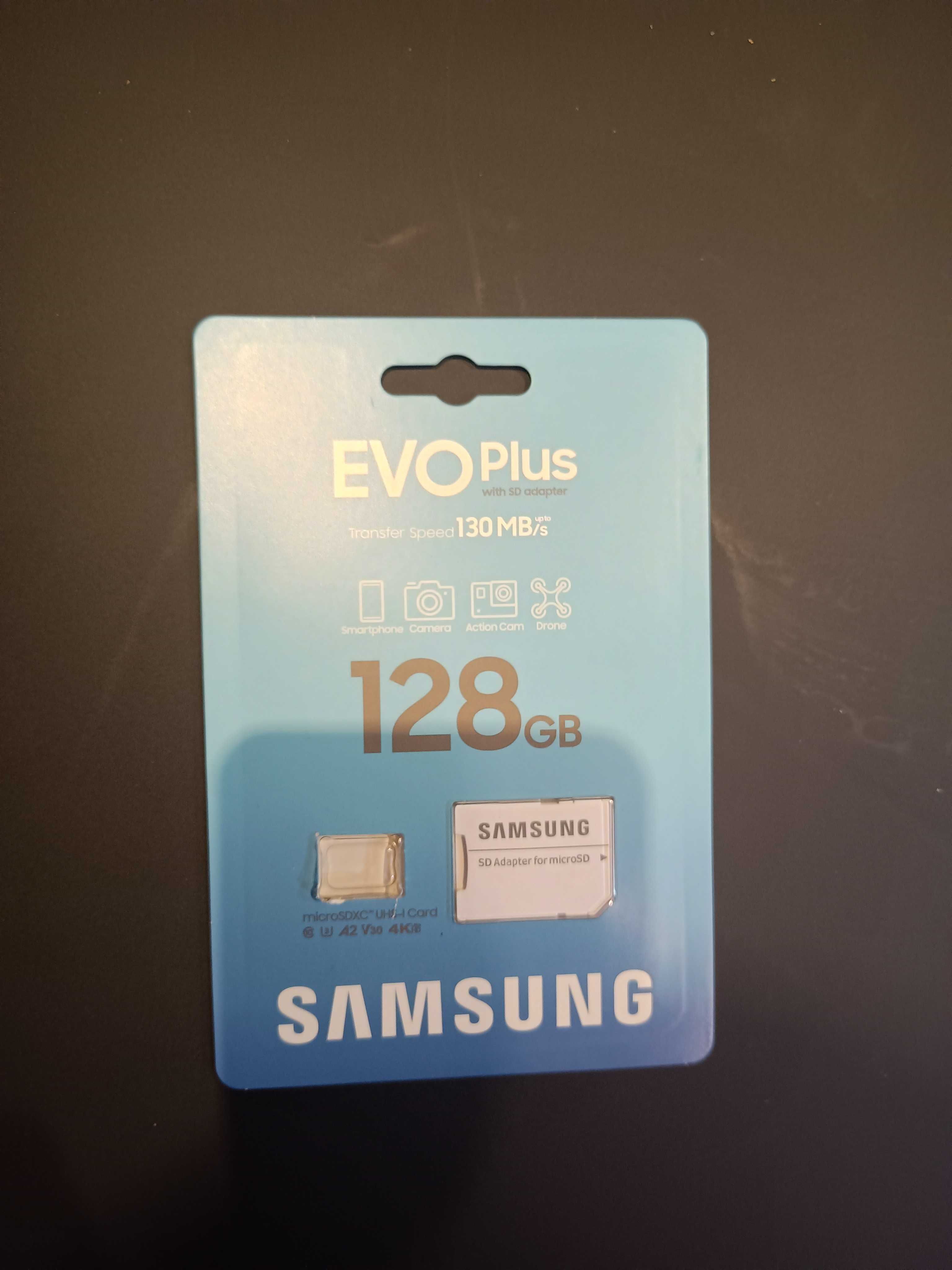 Adapter Samsung EVO PLUS microSDXC 128GB UHS-I U3