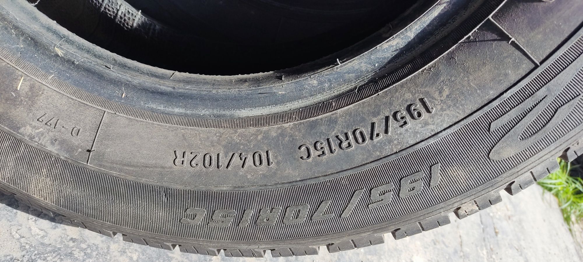 3 szt 195/70r15C Dębica quartet 2 stan bdb.