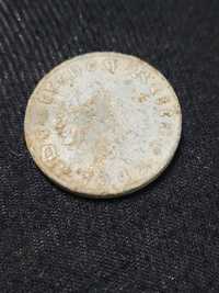 Moneta niemiecka 10 feninngow 1942r.