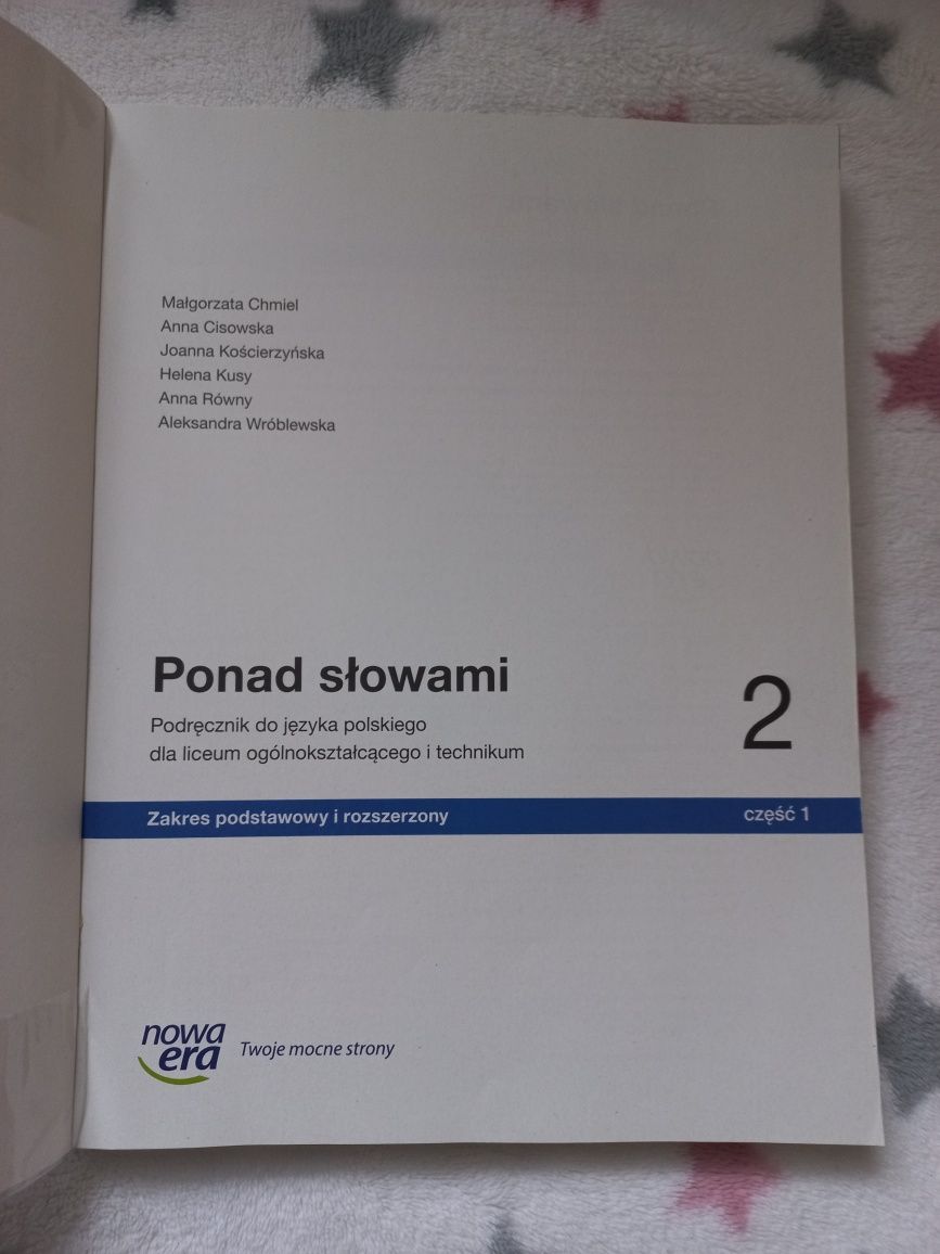 Ponad słowami 2 podręcznik część 1
