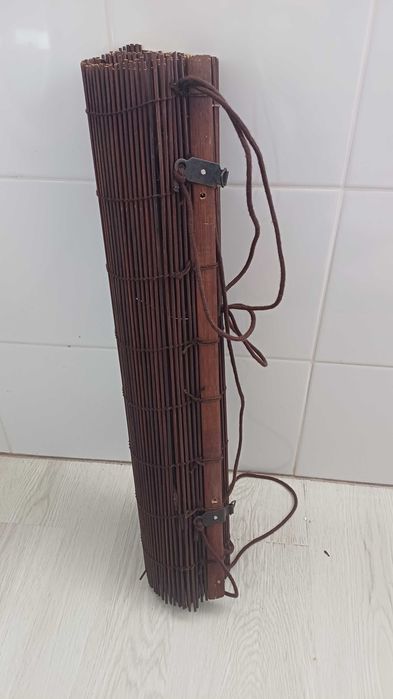 2 Estores de rolo bambu  90  e  50