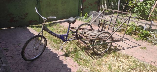Велосипед з прицепом