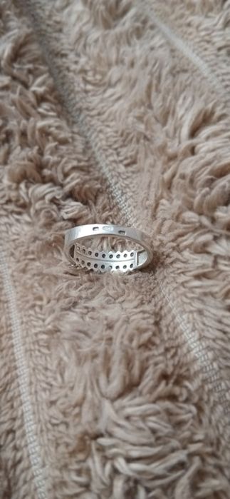 Срібне кільце,  каблучка