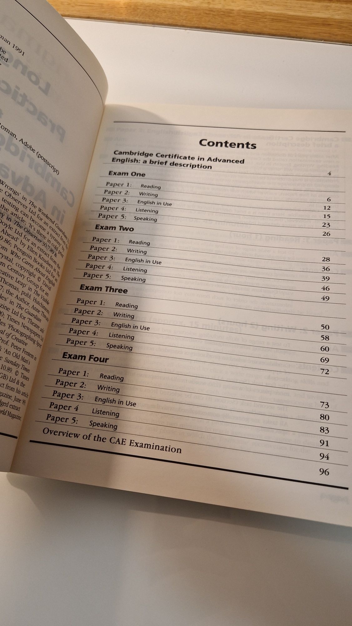 Angielski Longman Practice Exams for the CAE