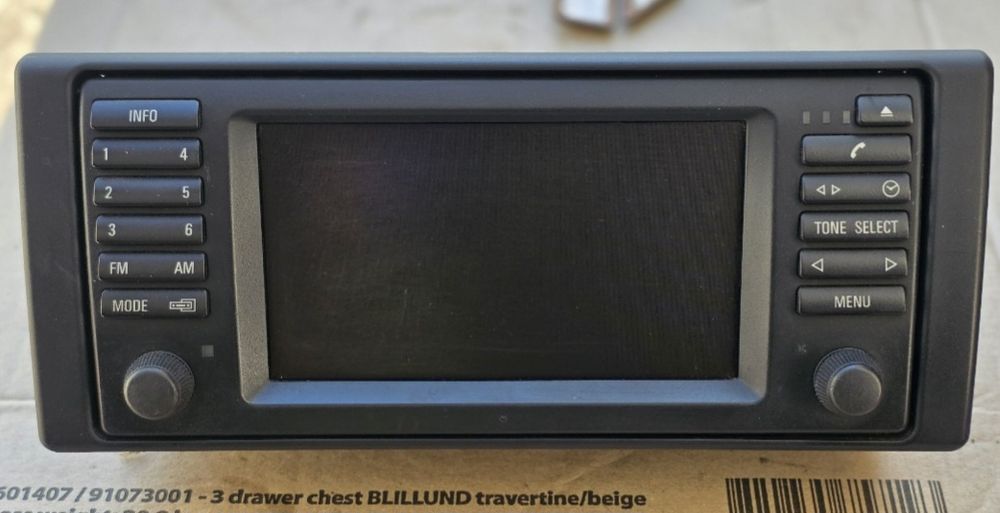 Radio Nawigacja Ekran Navi BMW E39 E38 16:9 4:3 wyświetlacz