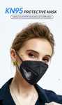 Maseczka antysmogowa z filtrem PM 2,5, FFP2 z zaworem oddechowym