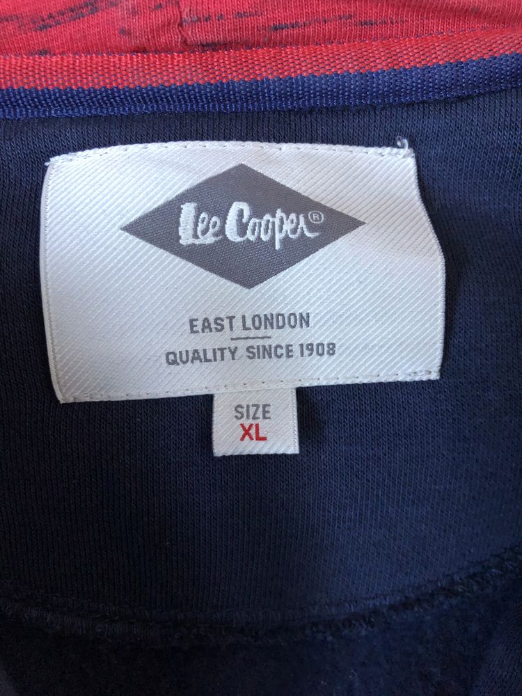 Męska bluza z kapturem lee cooper