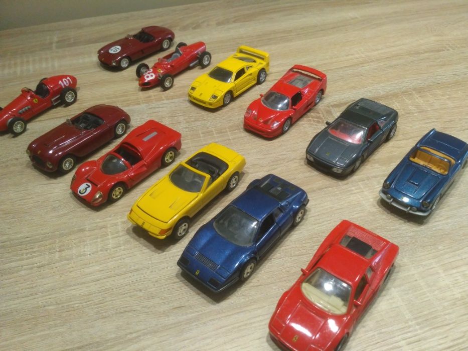 Coleção completa de 12 carrinhos Ferrari - Shell