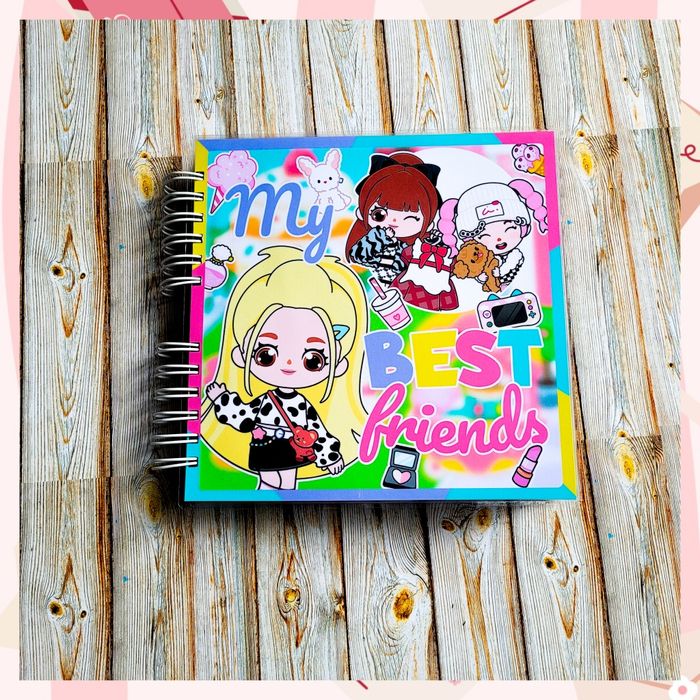 Książka na rzepy Toca Boca domek koleżanek FRIENDS. Lamibook