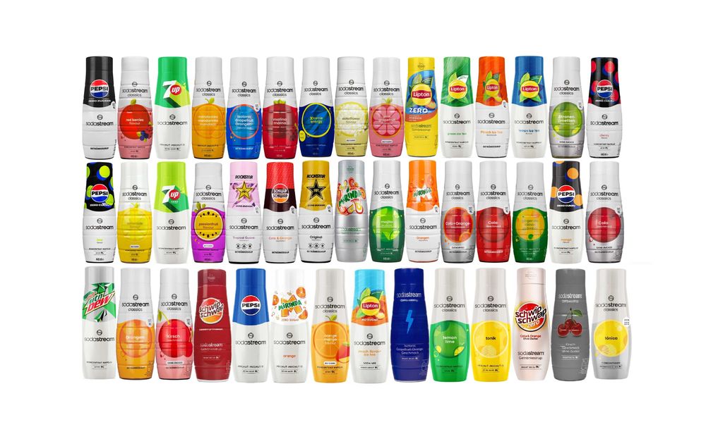 3 dowolne nowe - syropy Sodastream 440ml
