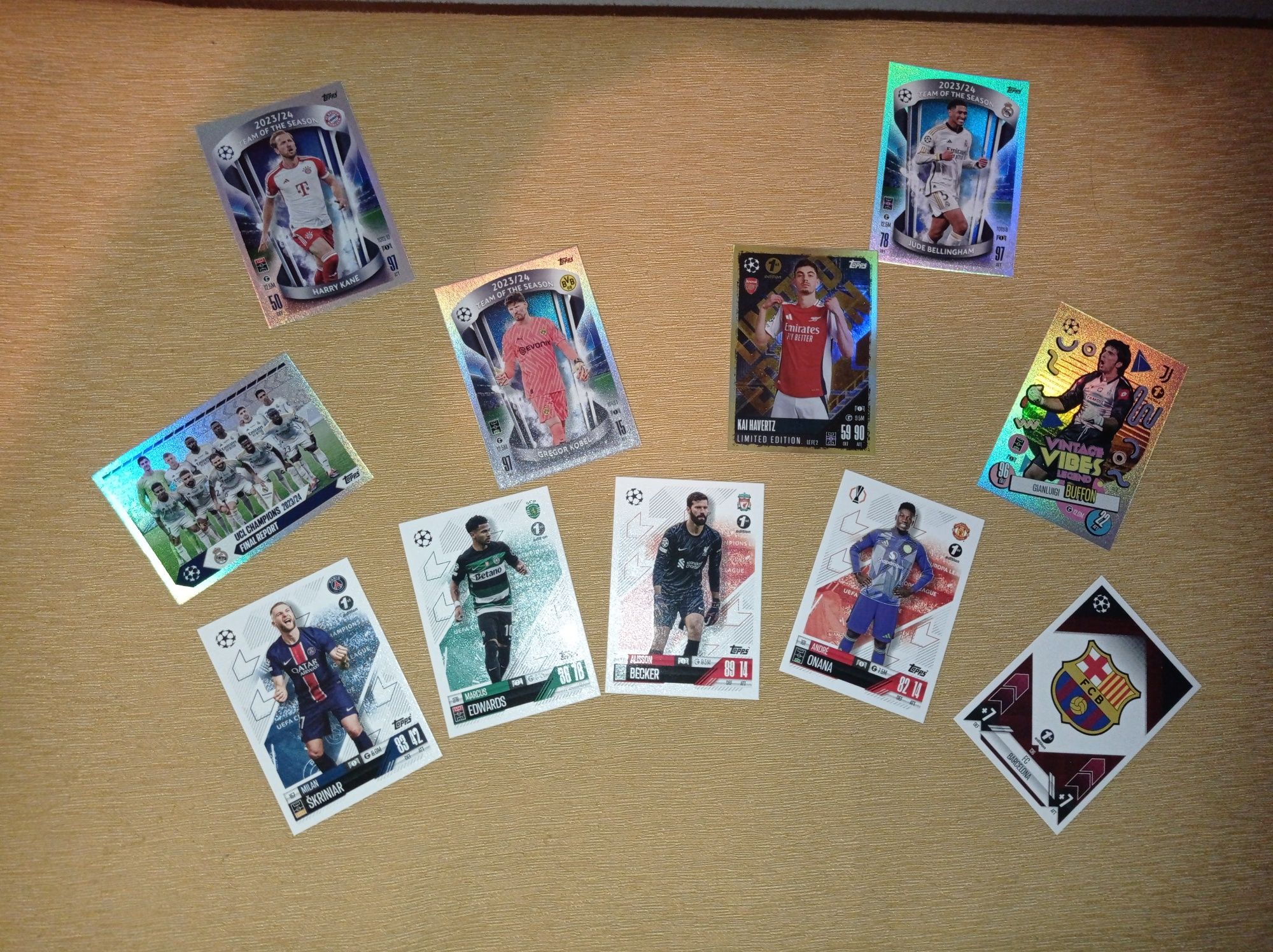 Cartas match attax