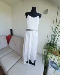 Długa nowa ażurowa sukienka Monnari 42 materiał wiskoza