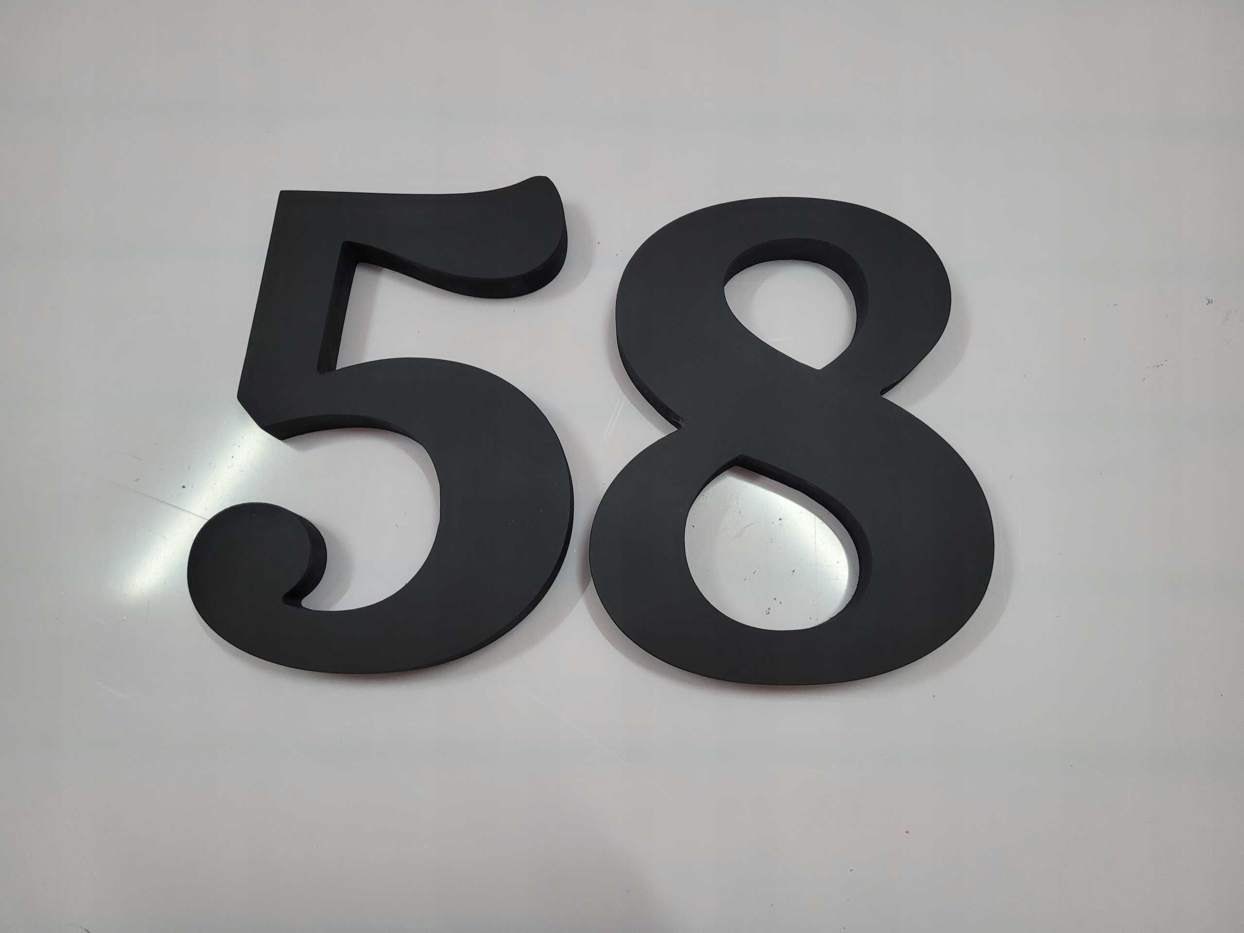 Numer na dom Cyfry Napis 3d na elewację nazwa ulicy Tablica Adresowa
