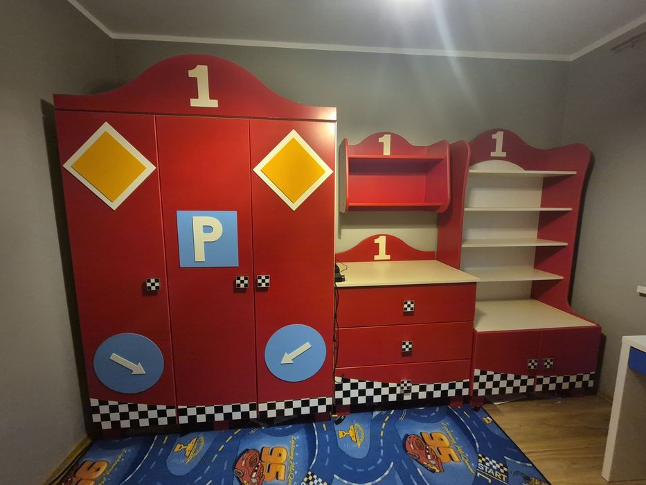 Meble dla chłopca Formuła 1 Super Speed BabyBest dziecięce