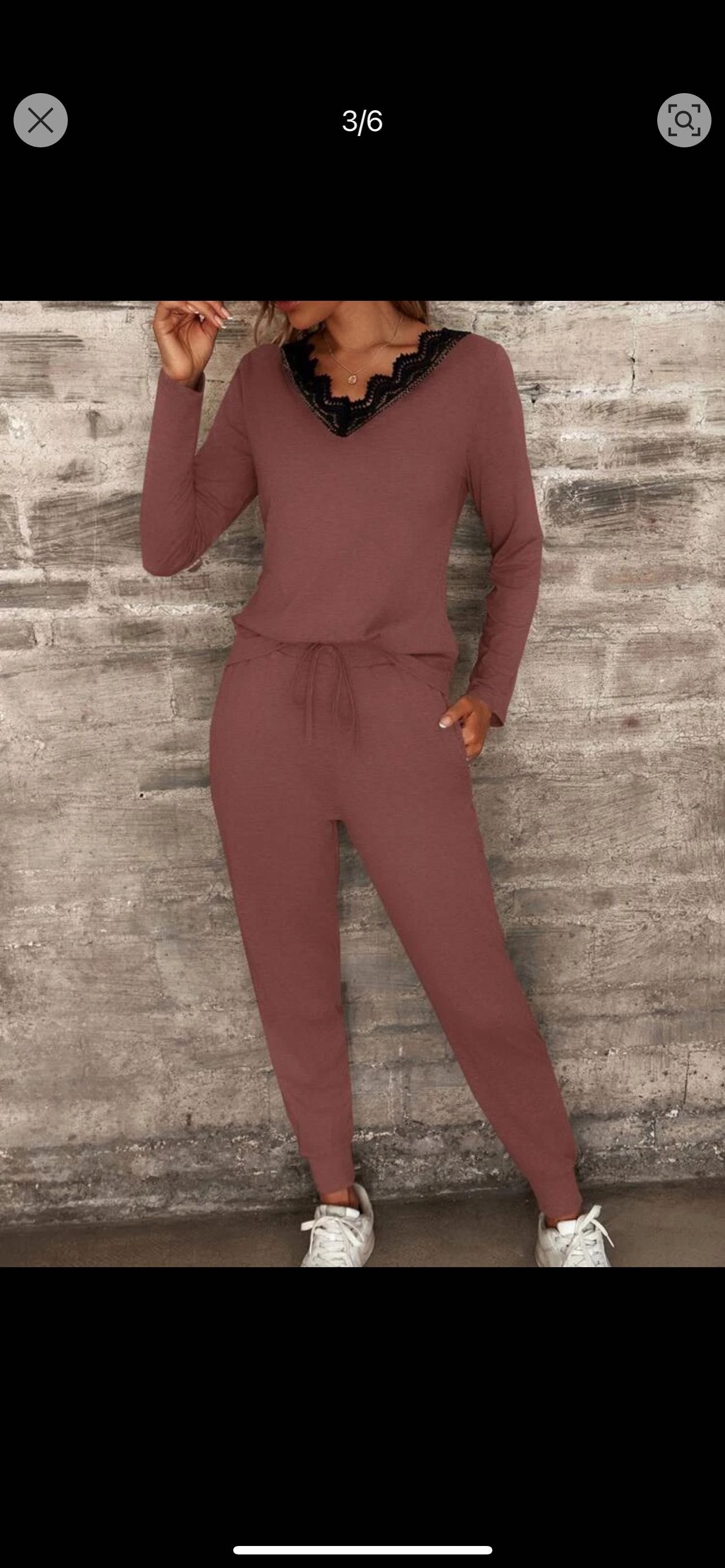 Nowy dres damski komplet bordowy bluzka spodnie oversize 36