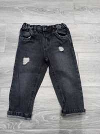 Spodnie jeansowe Pepco 98 czarne